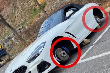 "주차해놨더니 바퀴만 통째로 사라져" 인천서 벌어진 황당 절도