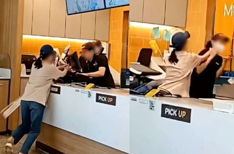 '맘스터치 진상녀' 난동 6개월 지났는데…영업점 "다시 화제, 심적 부담"