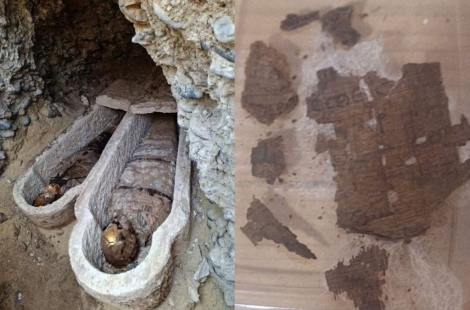 "이게 왜 나와?" 역사상 첫 발견…1600년 된 미라 뱃속에서 나온 물건