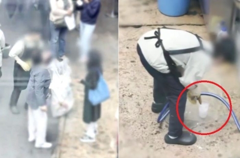쓰레기통 얼음 재사용 "그 손으로 요리까지"…광장시장 위생 논란 또 터졌다