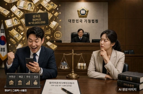 억대 보너스 받고 신났다가 '날벼락'…"이 돈은 제 돈 아닌가요" 재산 분할 향방은
