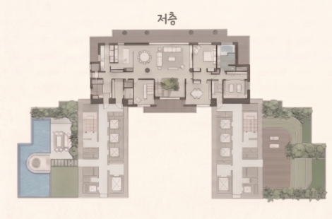 "183평에 수영장·카바나·정원 2개까지"…3개층 쓰는 '슈퍼 펜트', 자산가 유혹하네[부동산AtoZ]