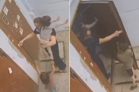 문 붙잡고 버틴 5살 친구들 덕에…소녀 납치 위기 모면