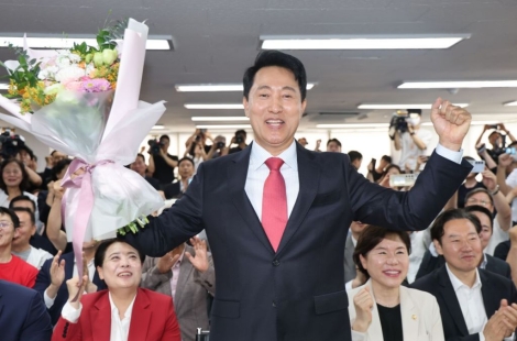 5선 서울시장 탄생… 오세훈 "상식의 승리, 역량 쏟아붓겠다"(상보)