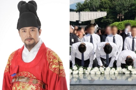 '왕 전문 배우' 임호, '배재고 논란'에 직접 광주 찾아…"선배로서 책임 통감"
