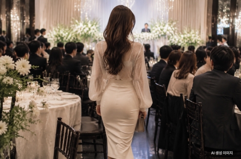 "결혼식에 누가 저러고 와" 경악…속옷 훤히 드러낸 패션에 논란인 美