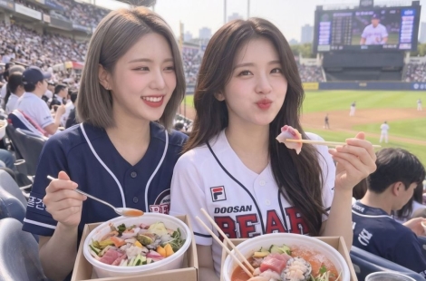 "야구장 '치맥 국룰' 뒤집어졌다" 기름진 음식 대신 깔끔하게 즐긴다는 新먹거리