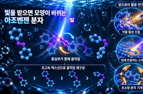 "반세기 만에 '비밀의 문' 열었다"…빛 반응 '분자 스위치' 원리 규명