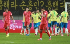 홍명보호 브라질 막강 화력에 속수무책 '0대5 완패'(종합)