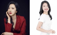 배우 장민영-MC 박근원, '한스타 연예인 야구리그' 시구