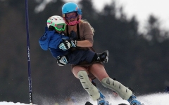 멕시코 모자, 동계올림픽 사상 처음 같은 설원에 선다