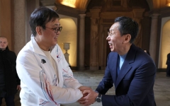 최휘영 장관, 밀라노 올림픽 삼성하우스 방문 