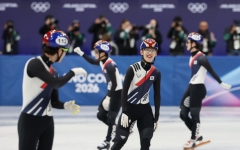 쇼트트랙 남자 대표팀, 5000m 계주 결승 진출