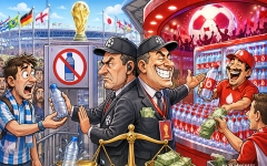 "폭염 월드컵에 물장사" 비판에 한발 물러선 FIFA…"생수 한 병 가능"