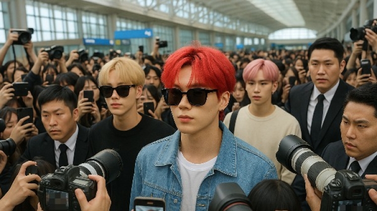 K스타 출국 전쟁