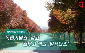 가을의 독립기념관, 걷고 배우고 찍고 ‘일석다조’
