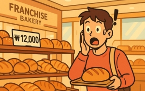 프랜차이즈 크림빵 집었다 '헉'…동네마다 가격이 왜 달라?