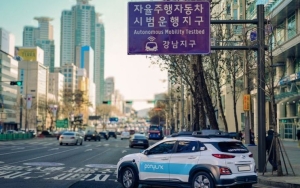 강남 한복판서 자율주행 테스트…국산 아닌 중국車?