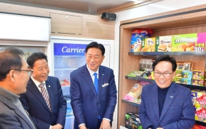 장성군, 식품사막 지역에 '찾아가는 도란도란 장터'