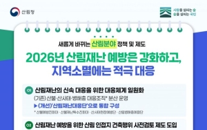 '산림재난대응단' 통합·운영…임업 스마트팜 신규 도입