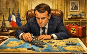 마크롱 "지중해에 핵추진 항공모함 배치"