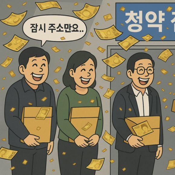 주소 옮기고 20억 로또, 한 단지에서 우르르 
