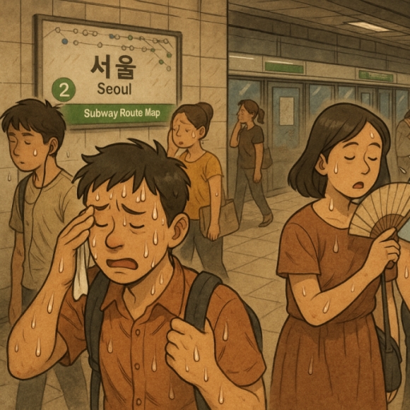 폭염에 불가마 된 지하철 역사…최고 40도 '경보'