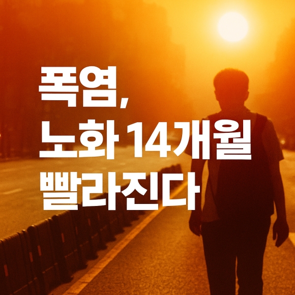 더위만 버티면 끝?…알고 보니 '빠르게 늙고 있었다'