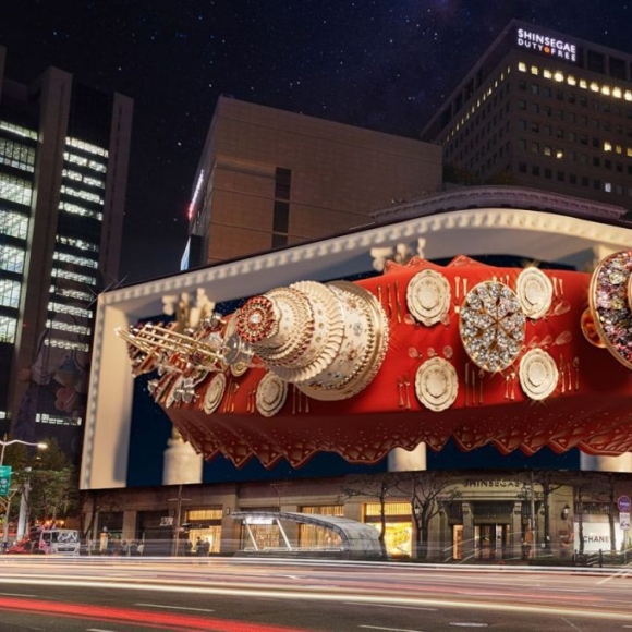 3만개 조명·초대형 트리…백화점 3사, 크리스마스 시즌 돌입