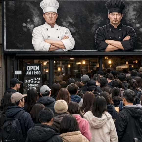 "대신 줄서드려요" 흑백요리사 맛집, 오픈런 알바 뛴다