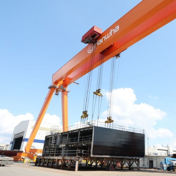 美조선소 늘리고 로봇 도입… 한화 '마스가 선봉'