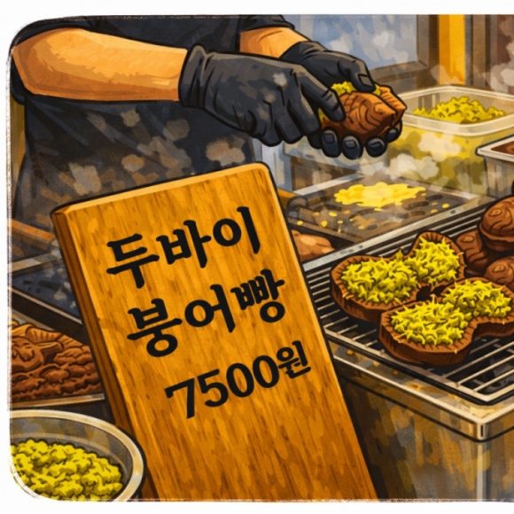 두쫀쿠 열풍에 '두바이 붕어빵'까지…7배 비싸도 오픈런