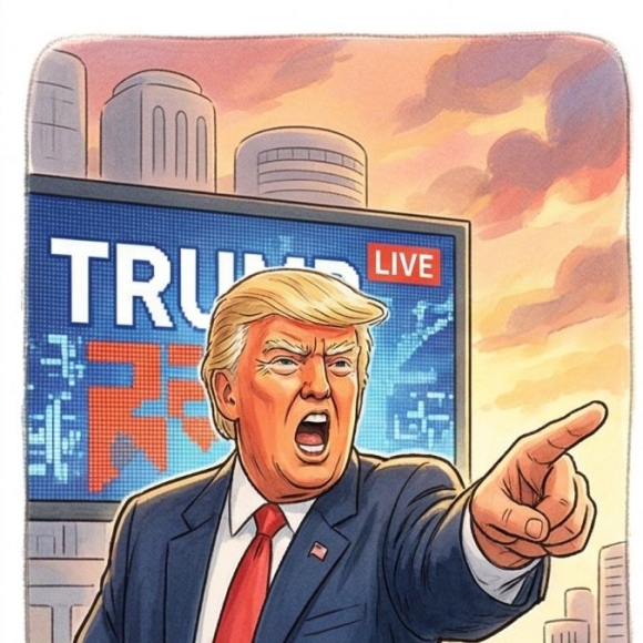 심장이 쿵쾅쿵쾅!<br> 내 잔고가 왜이래?<br> "트럼프, 그 입 좀…"