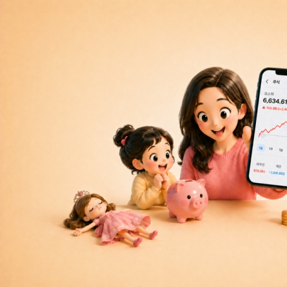 "엄마가 공주 말고 주주 되래요"