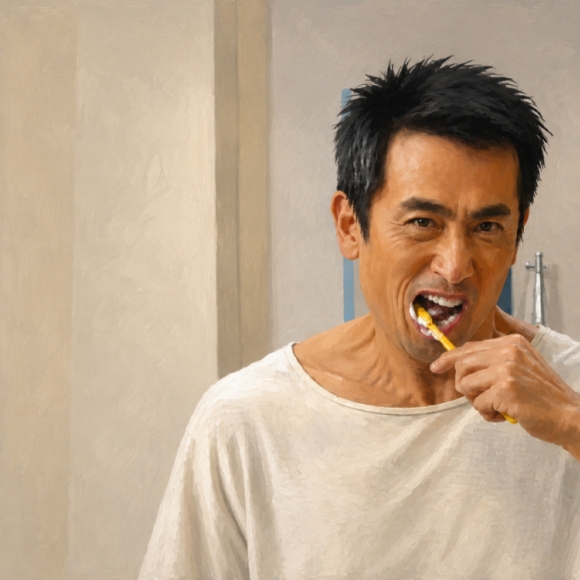 '이'런다고 될까? 뇌졸중 잡는 양치질 따로 있다