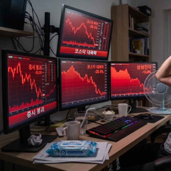 "My Annual Salary Has Vanished" — KOSPI's Freefall Begins?... Retail Investors in Distress