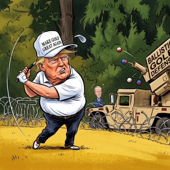 暗杀威胁下仍要打高尔夫……Trump身边部署“毒刺”导弹