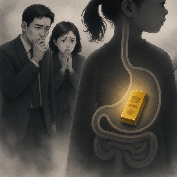 금괴 삼킨 '금수저' 다섯 살배기…'골든타임'이 살렸다