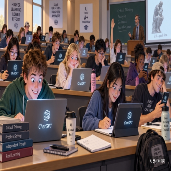 "When Stuck, Students Turn to AI First"… MIT Warns of 'Cognitive Surrender'