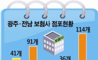 광주·전남 보험사 "생보 늘고 손보 줄었다"