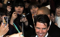 [포토]톰크루즈, 팬들 환대에 행복한 미소