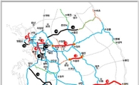 [위치도]2009년 고속도로 개통·착공사업 구간
