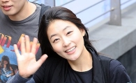 [포토]걷기대회 완주한 박진희, 밝은미소