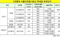 9호선 인근, 1억원대 아파트 알아보니