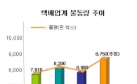 '기념일' 많은 5월에 택배 물동량 급증