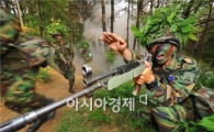 육군부사관학교 유격훈련현장