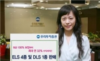 우리투자증권, ELS 4종·DLS 1종 공모
