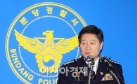 분당署 "김 前대표, 장 씨 자살이유 모른다고 진술"(일문일답)