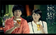 이승기-김선아, '맥주' 광고서 '색'과 '맛' 대결