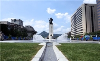[포토] 물 만난 광화문 광장, 경치가 일품